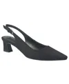 French Connection Women's Wesley Slingback Cube Block Heel In Black