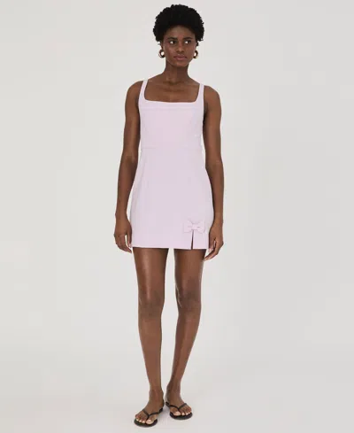 FRENCH CONNECTION WOMEN'S WHISPER BOW-TRIM STRAPPY MINI DRESS