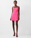 French Connection Women's Whisper Crossover Mini Dress In Raspberry Sorbet