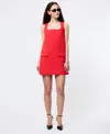 French Connection Whisper Square Neck Mini Dress