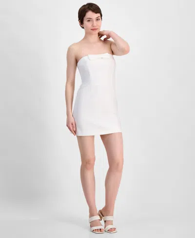 FRENCH CONNECTION WOMEN'S WHISPER STRAPLESS BOW MINI DRESS