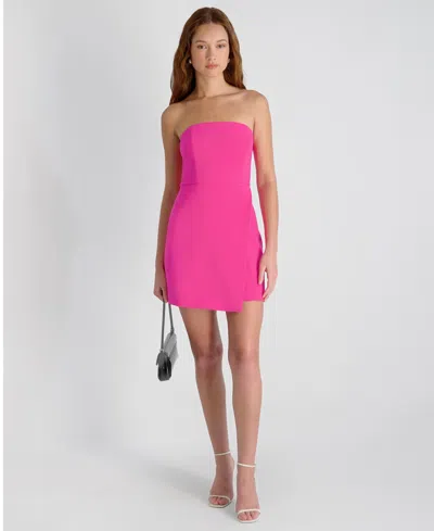 French Connection Women's Whisper Strapless Mini Dress In Pink