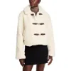 French Connection Alex Faux Shearling Jacket In Multi
