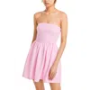 French Connection Whisper Strapless Mini Dress In Multi