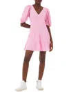 French Connection Womens Daytime Short Sundress In Multi
