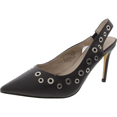 French Connection Womens Embellished Manmade Slingback Sandals In Pink