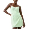 French Connection Whisper Strapless Mini Dress In Multi