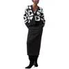 French Connection Womens Geometric Cotton Cardigan Sweater In Multi