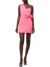 French Connection Whisper One Shoulder Mini Dress In Multi