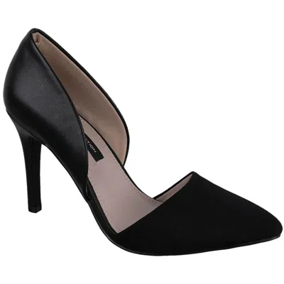 French Connection Womens Padded Insole Leather D'orsay Heels In Black