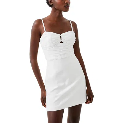FRENCH CONNECTION WOMENS RUCHED SHORT MINI DRESS