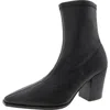 French Connection Womens Solid Leather Ankle Boots In Black