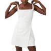 French Connection Womens Solid Polyester Shift Dress In White