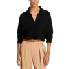 French Connection Vhari Collared Sweater In Black