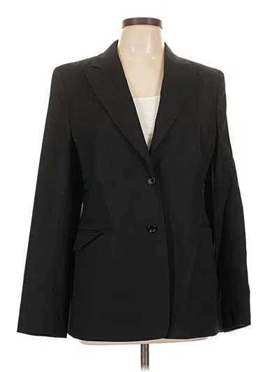 Pre-owned French Connection Wool Blazer Jacket In Black