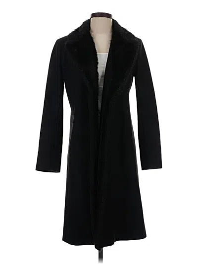 Pre-owned French Connection Wool Coat In Black