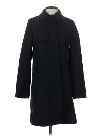 Pre-owned French Connection Wool Coat In Black