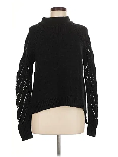 Pre-owned French Connection Wool Pullover Sweater In Black