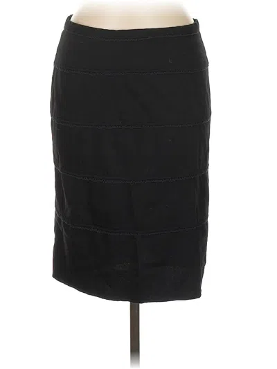 Pre-owned French Connection Wool Skirt In Black