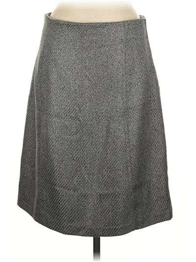 Pre-owned French Connection Wool Skirt In Gray