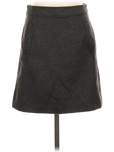 Pre-owned French Connection Wool Skirt In Gray