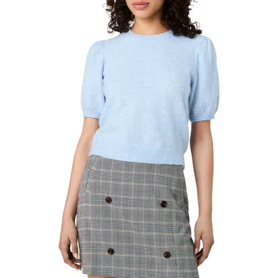 French Connection Yulia Puff Sleeve Sweater In Blue