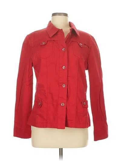 Pre-owned French Dressing Jeans Jacket In Red