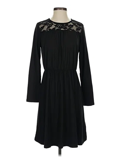 Pre-owned French Grey Casual Dress In Black