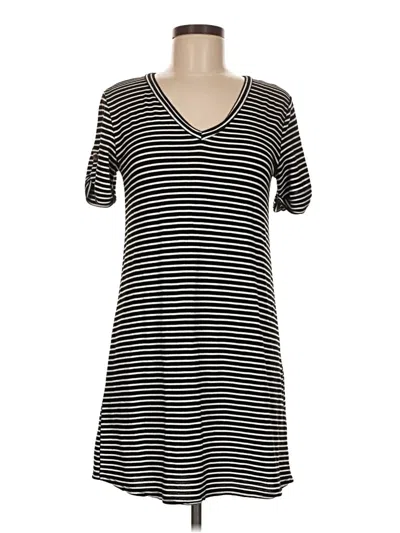 Pre-owned French Grey Casual Dress In Black