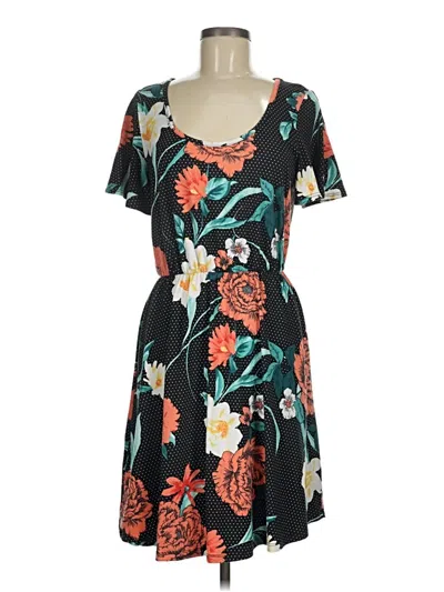 Pre-owned French Grey Casual Dress In Black