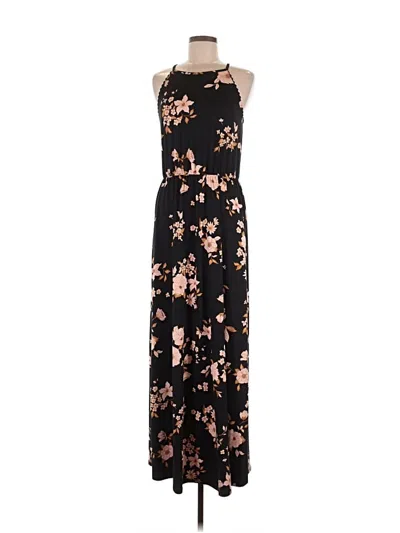 Pre-owned French Grey Casual Dress In Black