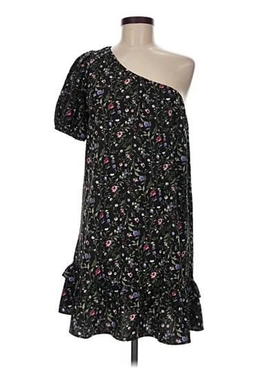 Pre-owned French Grey Casual Dress In Black