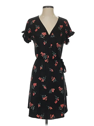 Pre-owned French Grey Casual Dress In Black