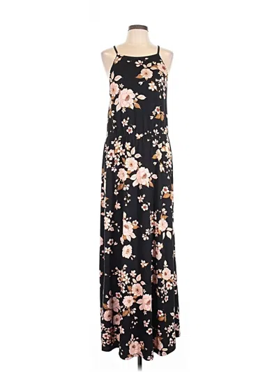 Pre-owned French Grey Casual Dress In Black
