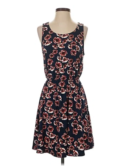 Pre-owned French Grey Casual Dress In Blue