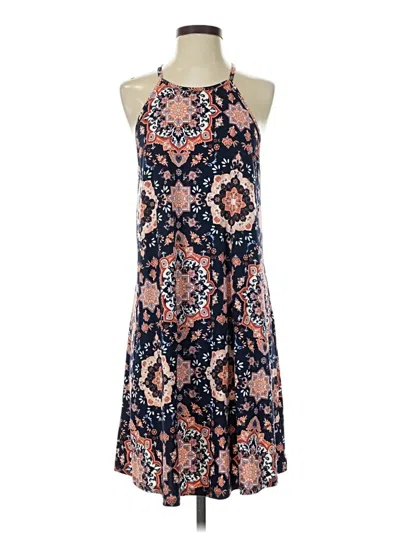 Pre-owned French Grey Casual Dress In Blue