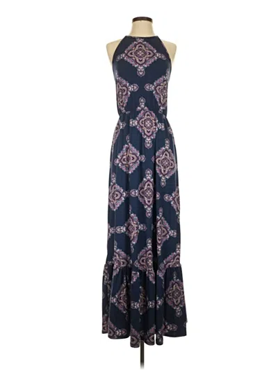 Pre-owned French Grey Casual Dress In Blue