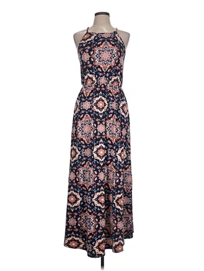 Pre-owned French Grey Casual Dress In Blue