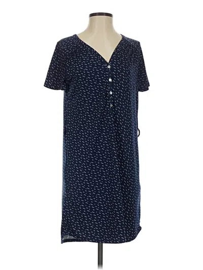 Pre-owned French Grey Casual Dress In Blue