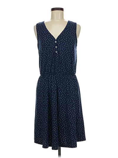 Pre-owned French Grey Casual Dress In Blue