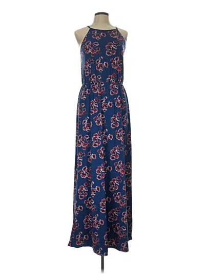 Pre-owned French Grey Casual Dress In Blue