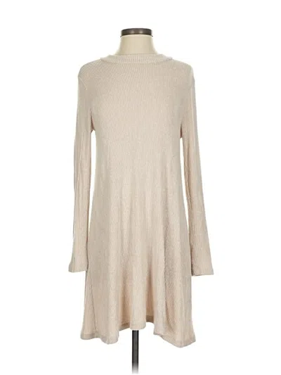 Pre-owned French Grey Casual Dress In Brown