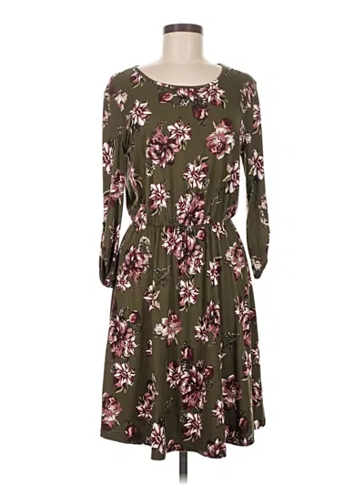 Pre-owned French Grey Casual Dress In Brown