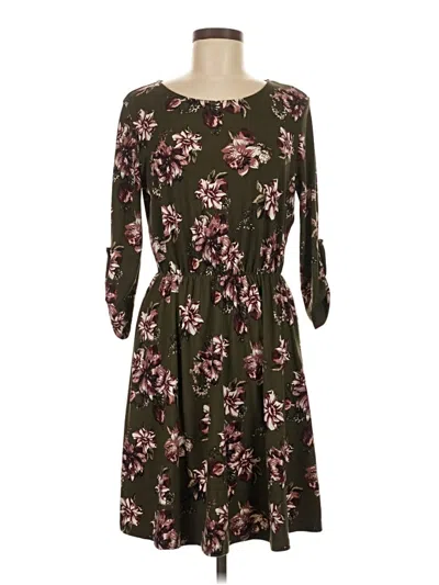 Pre-owned French Grey Casual Dress In Brown