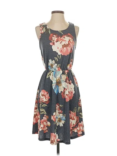 Pre-owned French Grey Casual Dress In Gray