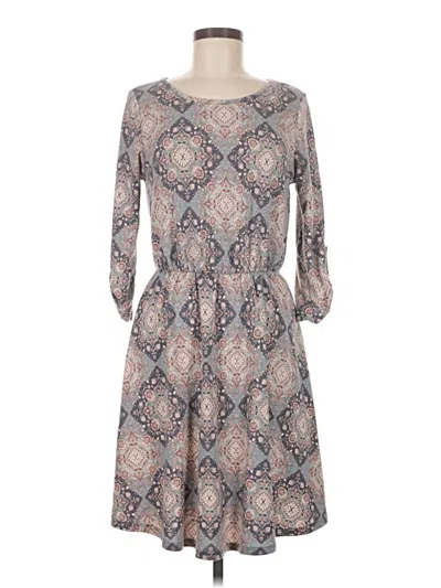 Pre-owned French Grey Casual Dress In Gray