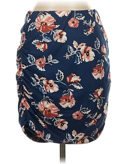 Pre-owned French Grey Casual Skirt In Blue