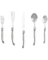 French Home 20pc Laguiole Flatware Set, Service For 4 In Grey