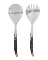 French Home 2-piece Laguiole Connoisseur Rosewood Salad Servers