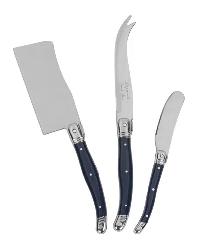 French Home 3pc Laguiole Cheese Knife Set In Silver